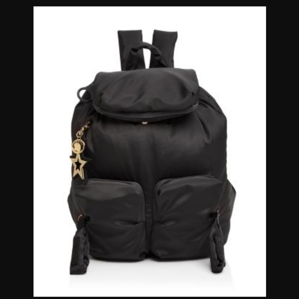 SEE BY CHLOÉ 

Black zipped pocket backpack